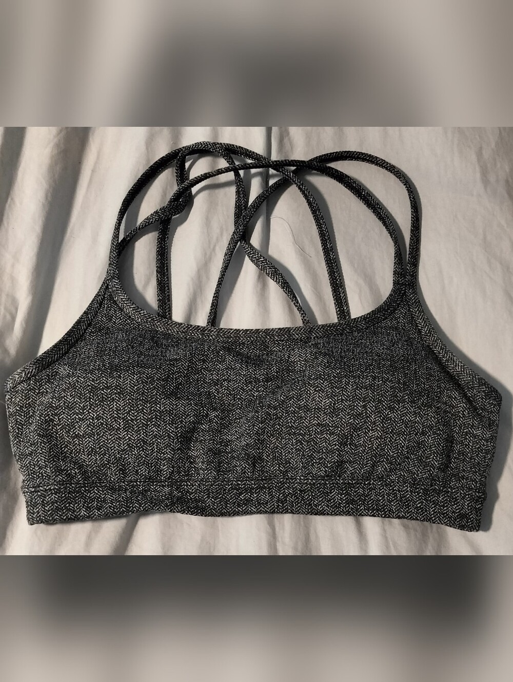 Athleta Herringbone Full Focus Bra - Size Small